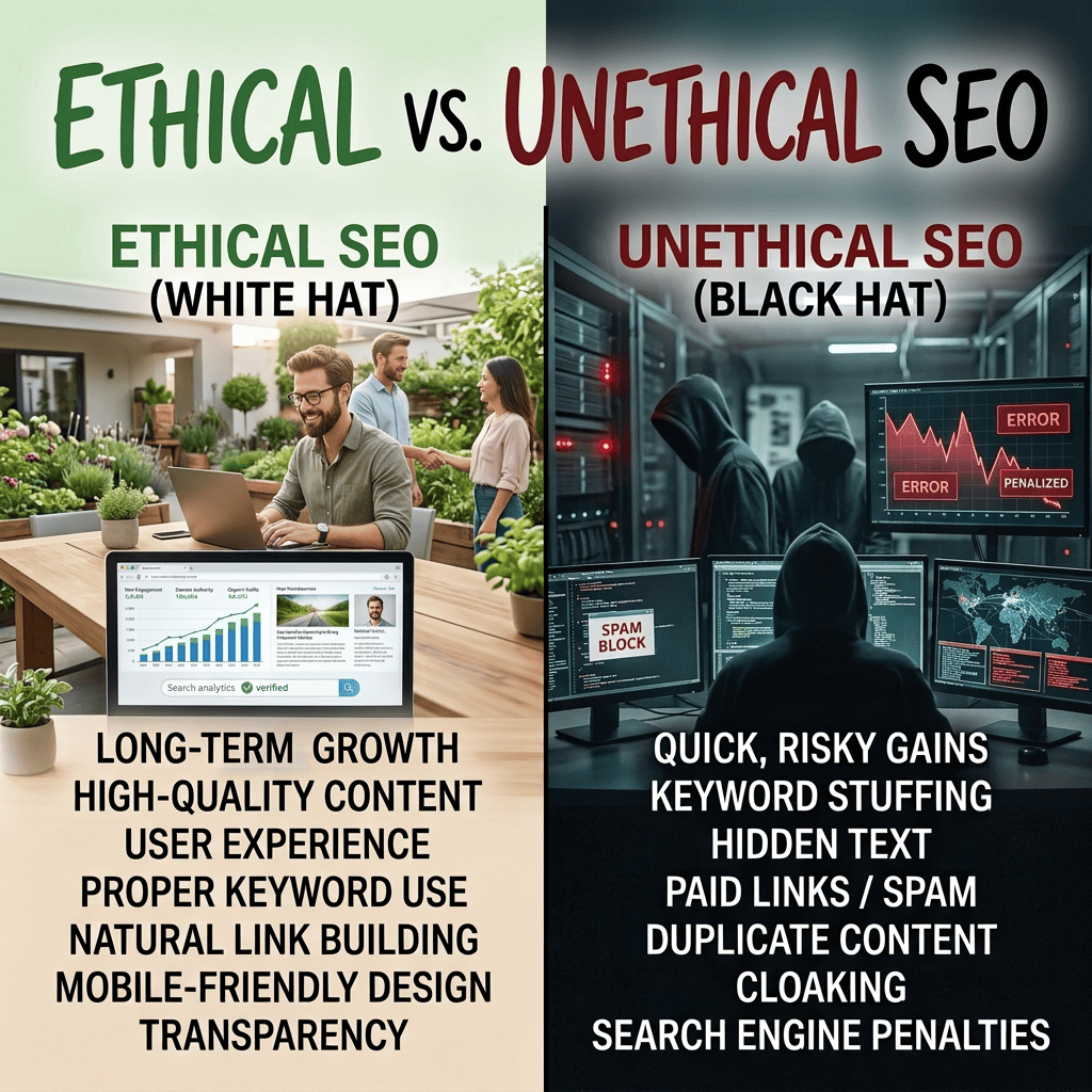 Ethical vs. Unethical&nbsp;SEO